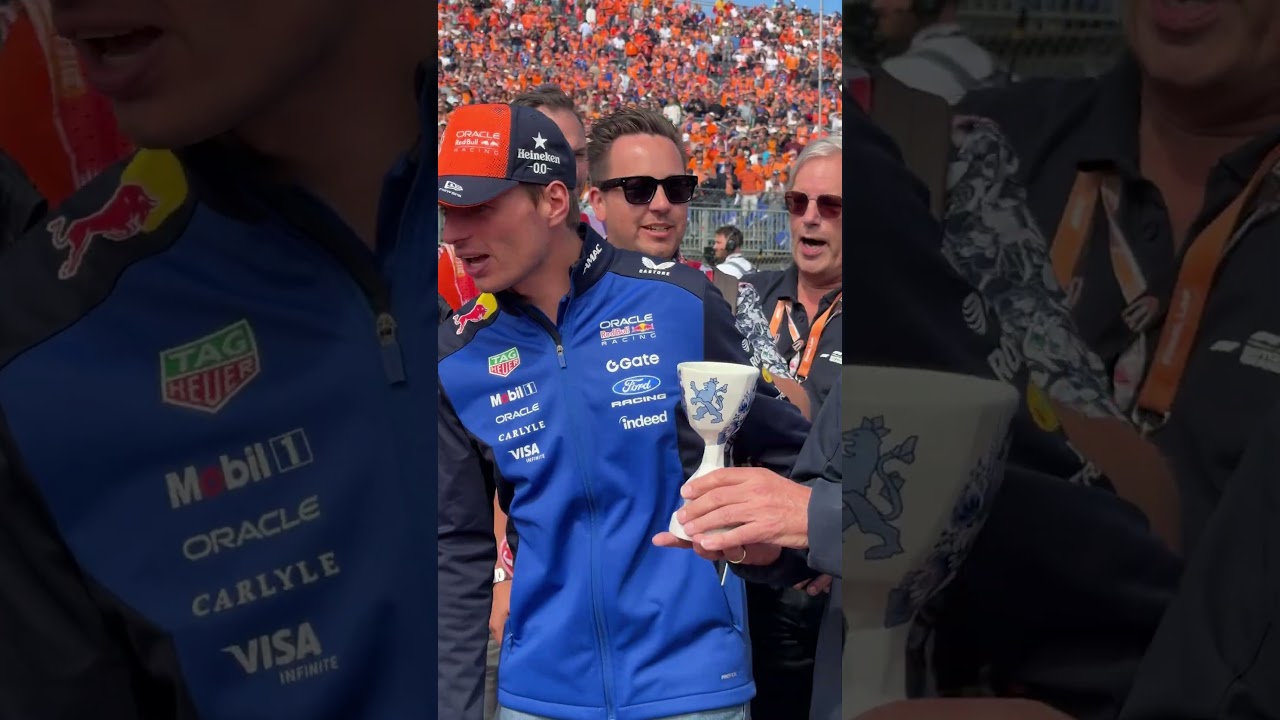 Zandvoort's final drivers' parade 🧡 #F1 #RedBullRacing #DutchGP