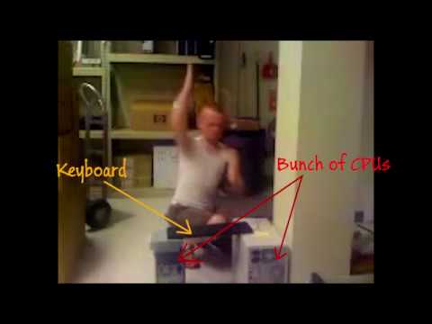 Karate Keyboard Chopping Fail - 😂 Funny 😂