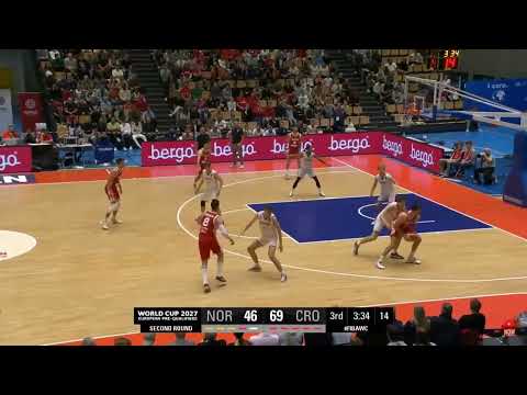 Roko Badžim | 15 PTS | Croatia vs Norway | FIBA WC PreQualifiers