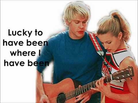Glee - Lucky (Lyrics)