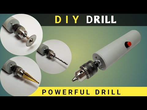 How To Make Drill Machine at home | How to make drill | DC 775 Motor | PVC Pipe | ADVANCE TECHNOLOGY