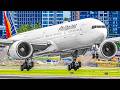 ️ 100 AIRPLANE TAKEOFFS LANDINGS In 1 HOUR Vancouver Airport Plane Spotting YVR CYVR