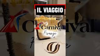 Would you eat here? This is IL VIAGGIO Italian specialty dining carnival Firenze cruise ship