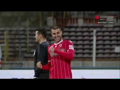 Mattia Montini inscrie golul doi al meciului Dinamo Bucuresti - Dunarea Calarasi