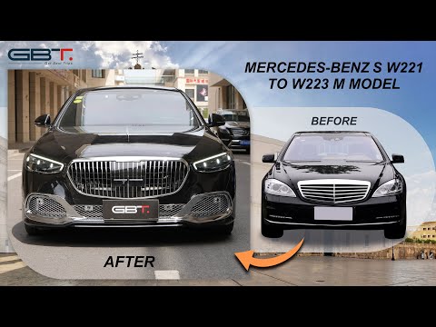 Mercedes Benz S Class Body Kit - W221 Upgrade To W223 Maybach Model