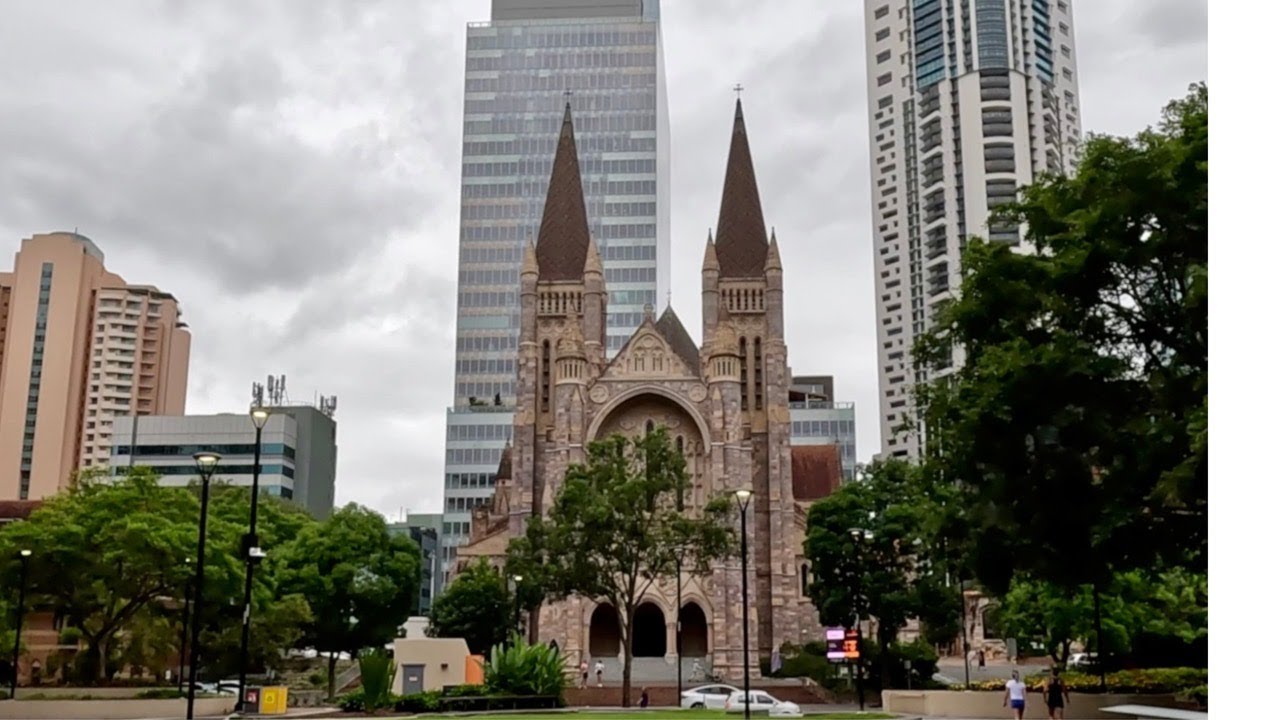 Embark on a walking tour to Brisbane Cathedral Square.