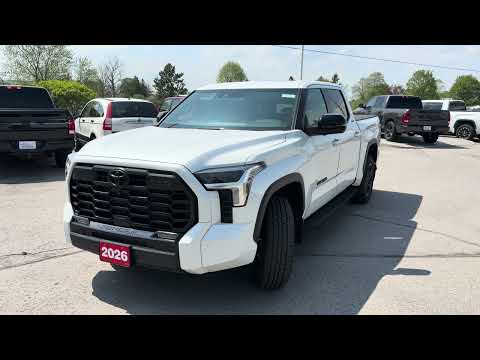 2026 Toyota Tundra 4x4 Crewmax Limited in White for sale at Stouffville Toyota in Whitchurch-Stouffville, ON