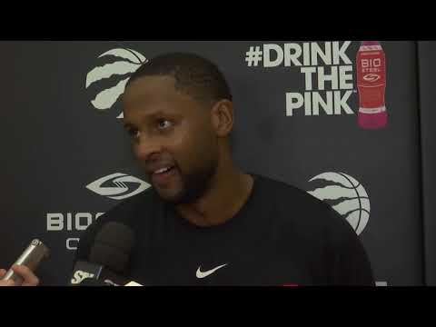 Raptors Practice: C. J. Miles - November 18, 2017