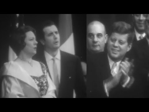 ❗ EXTREMELY RARE ❗ R. Tebaldi & F. Corelli sing for J. F. Kennedy 1961, Washington D.C.