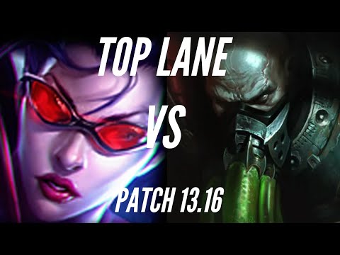 Vayne vs Urgot  - Top Lane - 1v2 Outplay - Patch 13.16
