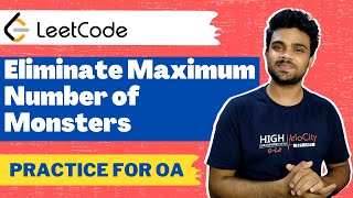 YouTube video 'Leetcode Solution : Eliminate Maximum Number of Monsters'