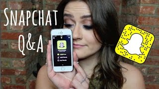 Snapchat Q&A | EmmasRectangle