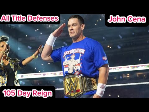 Every WWE Championship Title Defense of John Cena’s 14th Reign (105 Days)