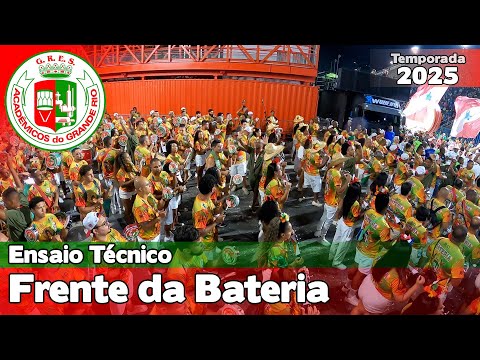 Grande Rio 2025 | Tamborim, Chocalho, Agogô e Cuica  - Ensaio Técnico |  Samba ao vivo #ET25