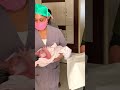 Daddy Holds His Newborn Baby For The First Time Shorts Newborn Firsttime Baby Father Dada