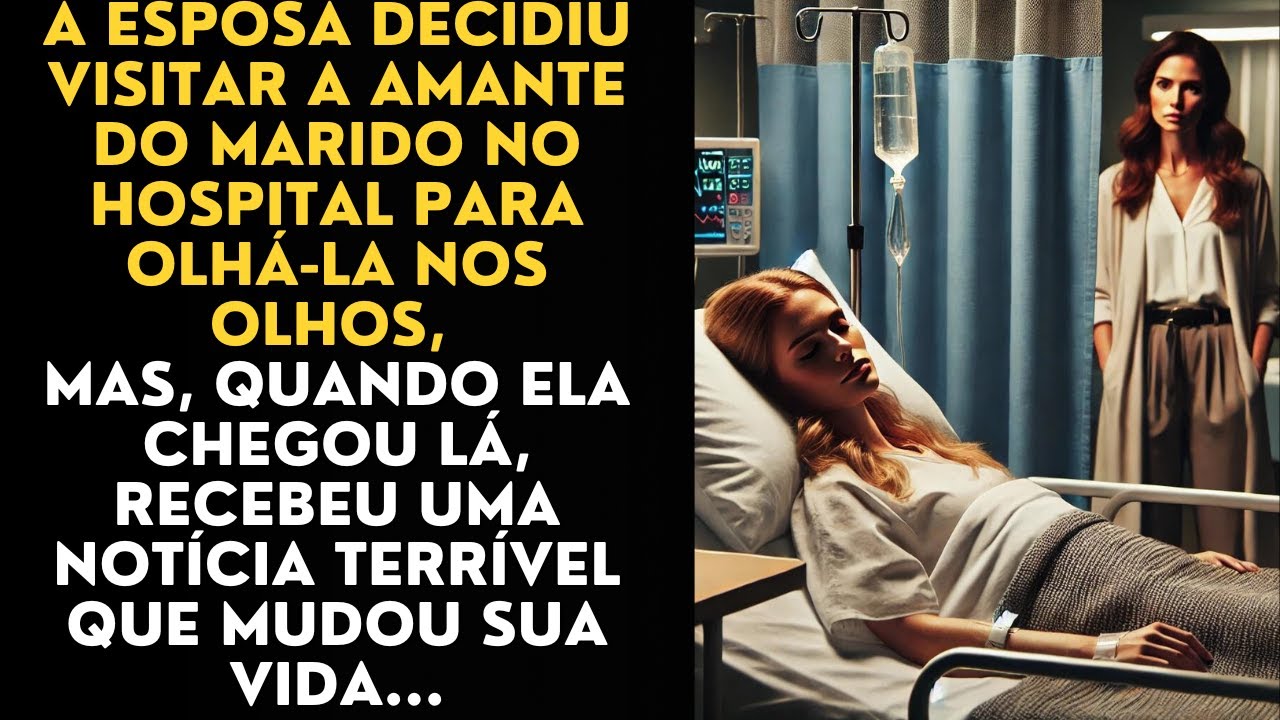 A esposa decidiu visitar a amante do marido no hospital para olhá-la nos olhos, mas, quando ela...