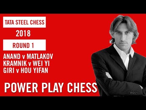 Tata Steel Chess 2018 Round 1: Anand v Matlakov, Kramnik v Wei Yi and Giri v Hou Yifan