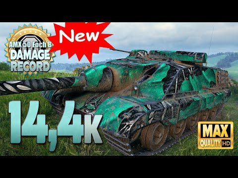 NEW "AMX 50 Foch B" damage world record - World of Tanks