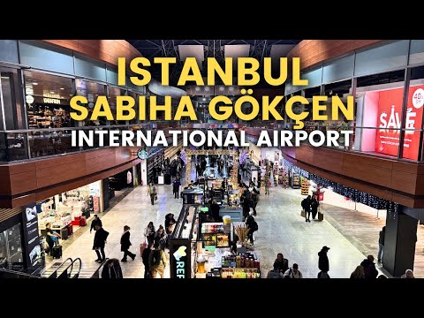 Istanbul International Airport Flying from Sabiha Gokcen Airport Asia Side | FULL Walk Though