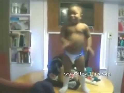 Baby Dancing  On  Haitian Dj Mix Song