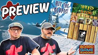 Hit The Slopes & Wild Side Preview | Small games but big fun!