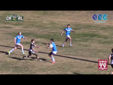 2017 Canberra RL Round 15 U18's Highlights - Yass Magpies v Queanbeyan Blues