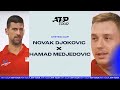 Inspiring the Next Generation: Novak Djokovic 🤝 Hamad Medjedovic
