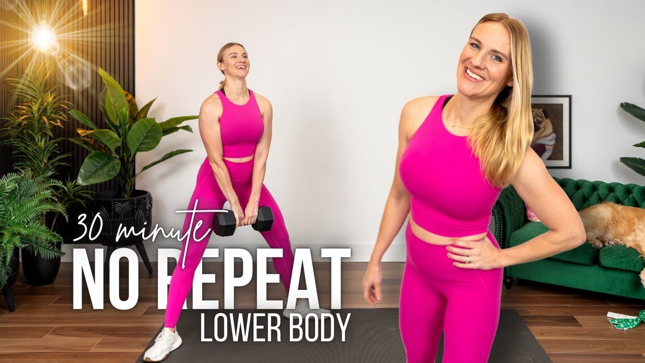 30 min. NO REPEAT Legs, Glutes, & Thighs Strength Training