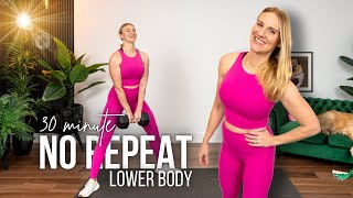 30 min. NO REPEAT Legs, Glutes, & Thighs Strength Training