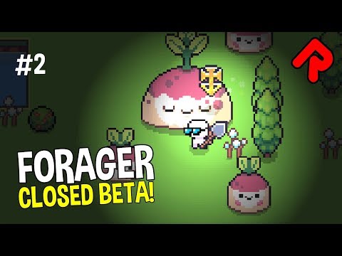 Fairies, Rainbows & GIANT VEGETABLES! | FORAGER beta gameplay #2 (PC closed beta)