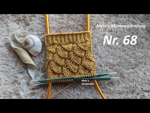Sockenmuster Nr. 68 - Muster in Runden stricken /Lochmuster / Ajourmuster / knitting sock pattern