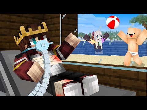 BACAĞIM KIRILDI... KİMSE YARDIM ETMİYOR 😓 - Minecraft