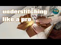 How to sew understitching like the professionals