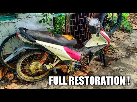 FULL RESTORATION • Old Rusty Motorcycle From The Junk Abandoned - TimeLapse