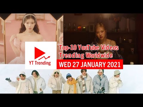 2021-01-27 Top-10 YouTube Trending Videos Worldwide | YT Trending