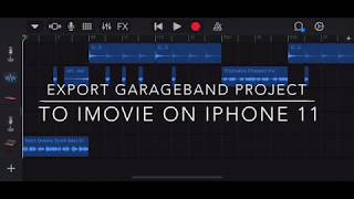 Export Garage band to IMovie