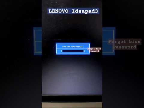 Lenovo ideapad 3| Forgot Bios Password | Replace bios chip repair board #likeandsubscribe