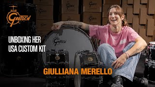Video thumbnail for UNBOXING 🥁📦 Giulliana Merello's new Gretsch Drums USA Custom kit by gretschdrumsusa