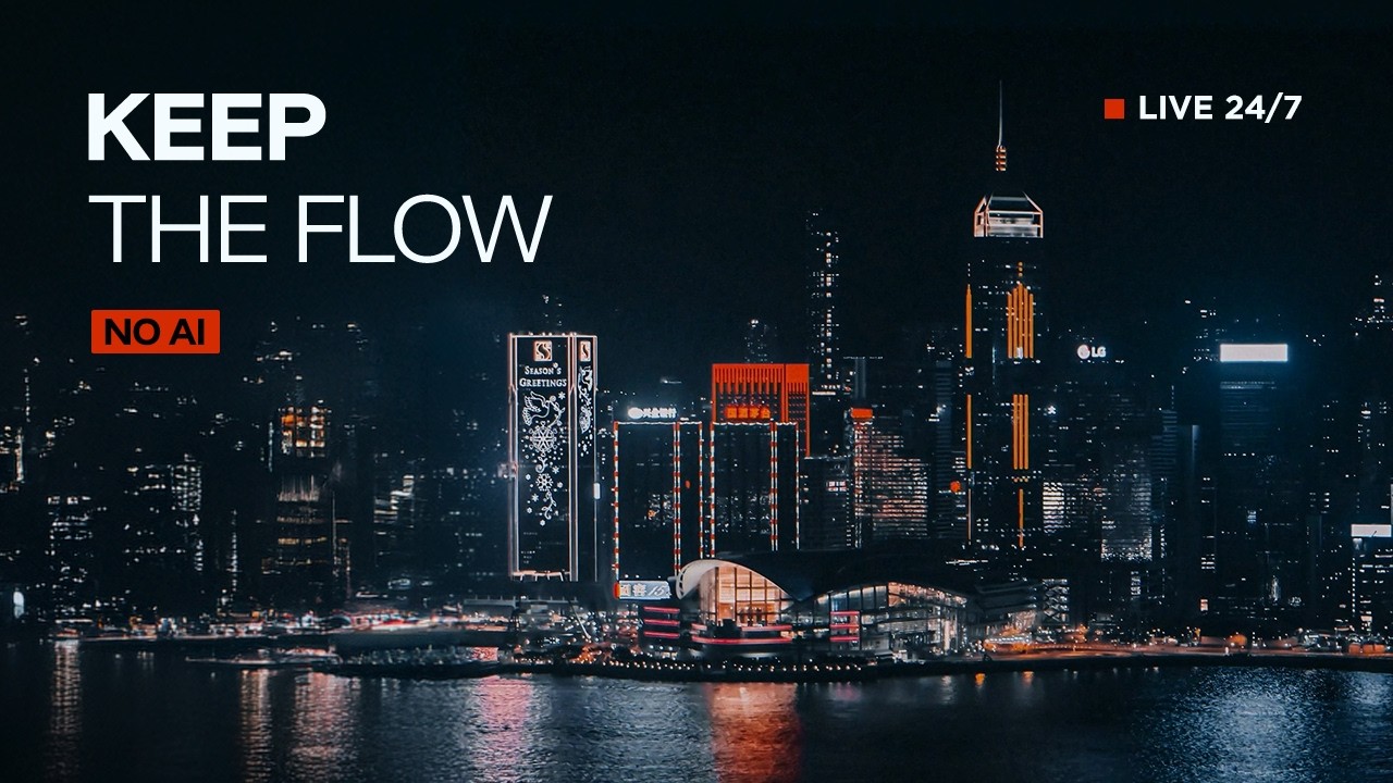 Hong Kong After Dark — Work Music to Stay Locked In — No AI Music
