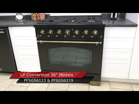 Converting Natural Gas (NG) to Liquid Propane (LP) - Model FFSGS6113 & FFSGS6219