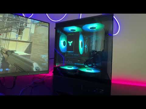 фото игровой компьютер с монитором 24 120гц. rtx 5060. комплект. 0