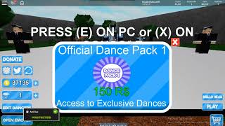 Code for roblox giant dance off simulator