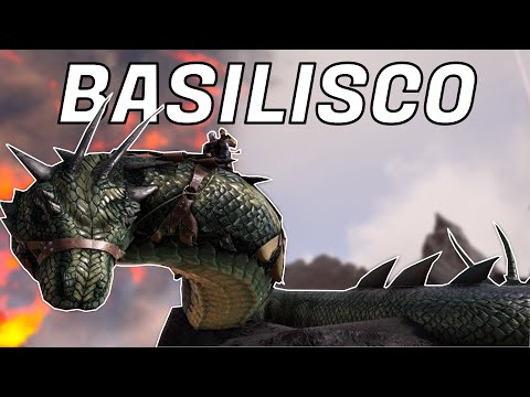 COMO TAMEAR A TU BASILISCO Y TODAS SUS HABILIDADES - ARK: LOST ISLAND *NUEVO MAPA*