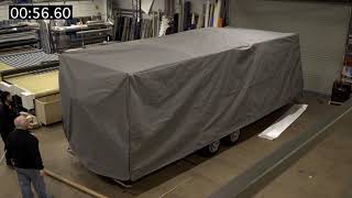 1 Minute Cover and pack up caravan cover