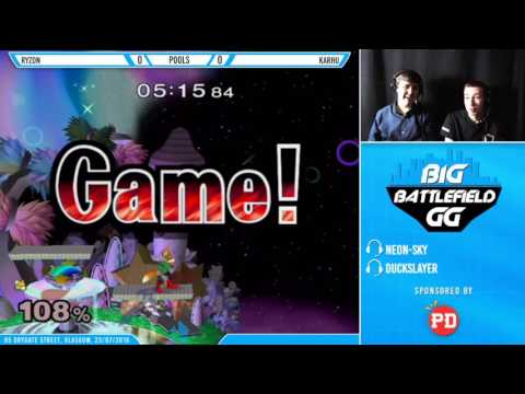 Big Battlefield Pools - Ryzon (Fox) vs Karhu (Marth)
