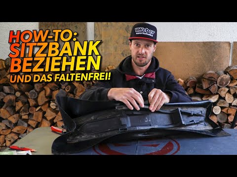 How to: Motorrad-Sitzbank beziehen ganz einfach, garantiert faltenfrei!