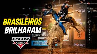 Cowboys brasileiros BRILHARAM na disputa da PBR Teams em Oklahoma
