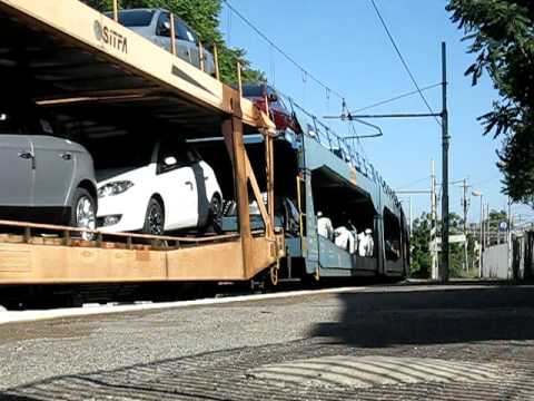 MRI Piedimonte - Tarvisio (E655.520 + Auto) a Roma Nomentana