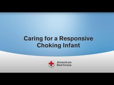 What to Do When Infant is Choking (Responsive)