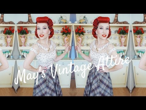 May's Vintage Attire - with pinup Miss Lady Lace